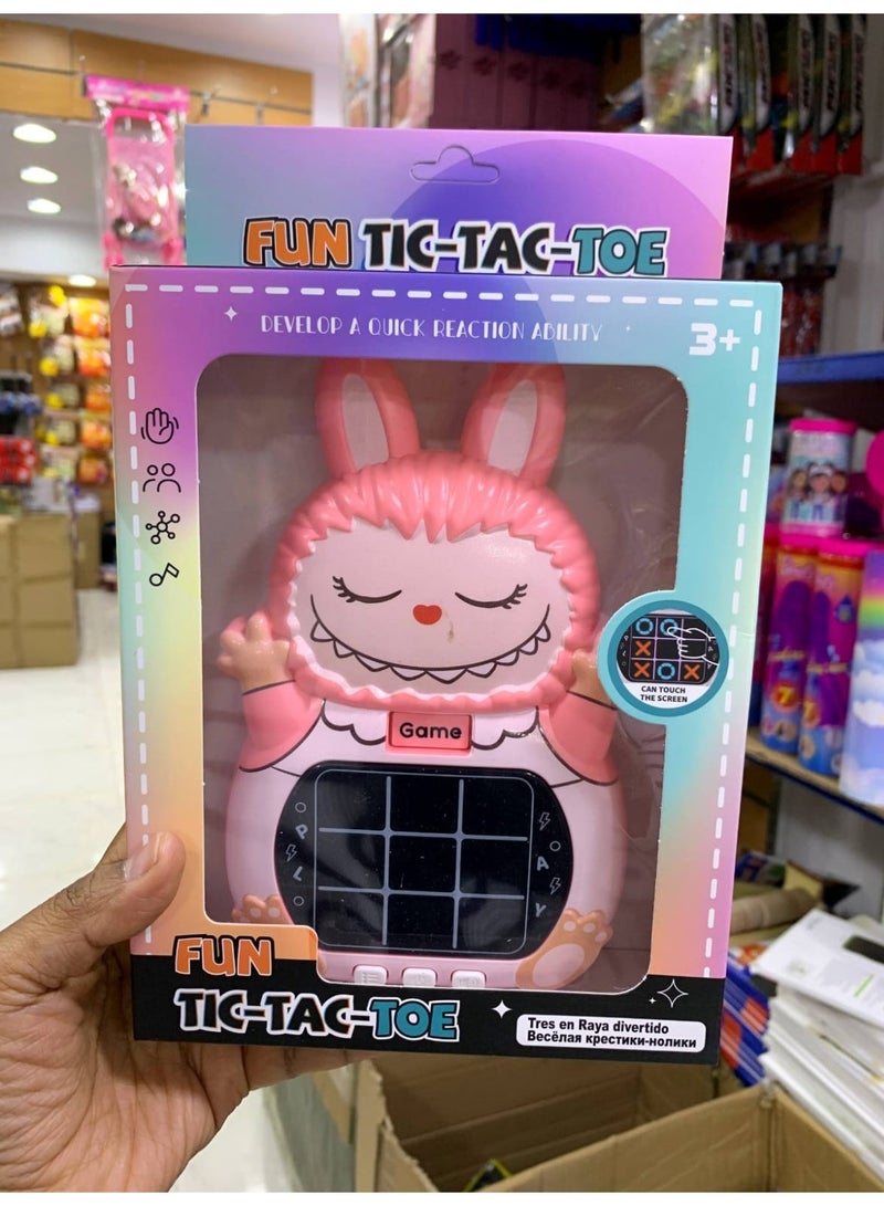 Labo Labo Labubu Electronic Tic Tac Toe Game for Kids – Fun Touch Screen XO Game – Interactive Brain Toy 3+ - Image 2